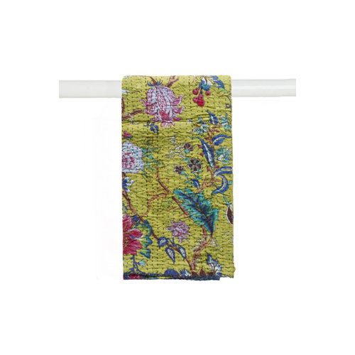 Taj Hotel Kantha Organic 100 Cotton Bed Runner Wayfair